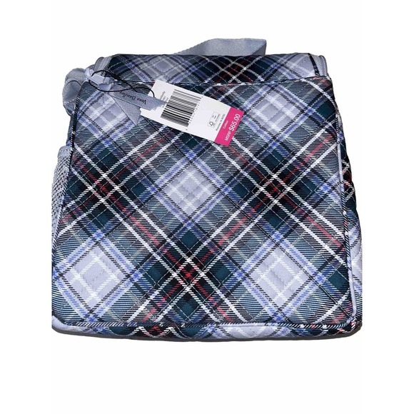Vera Bradley Insulated Lunch Crossbody Snowy Plaid NWT MSRP 65.00 - Picture 2 of 5